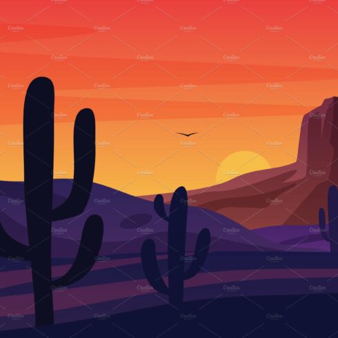 Arizona Desert sunset landscape cover image.