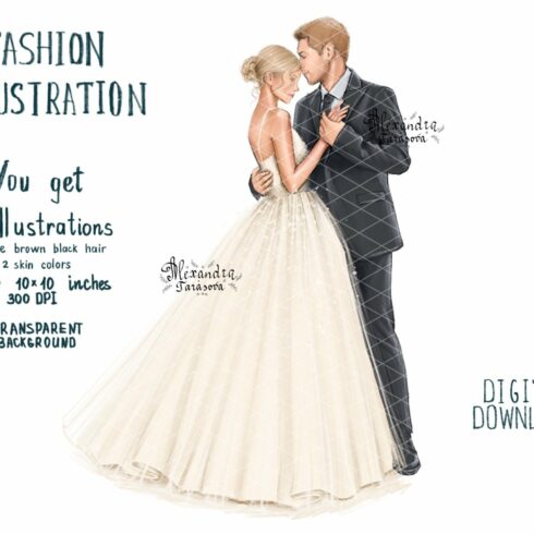 Fashion Illustration Wedding cover image.