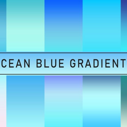 Ocean Blue Gradients cover image.