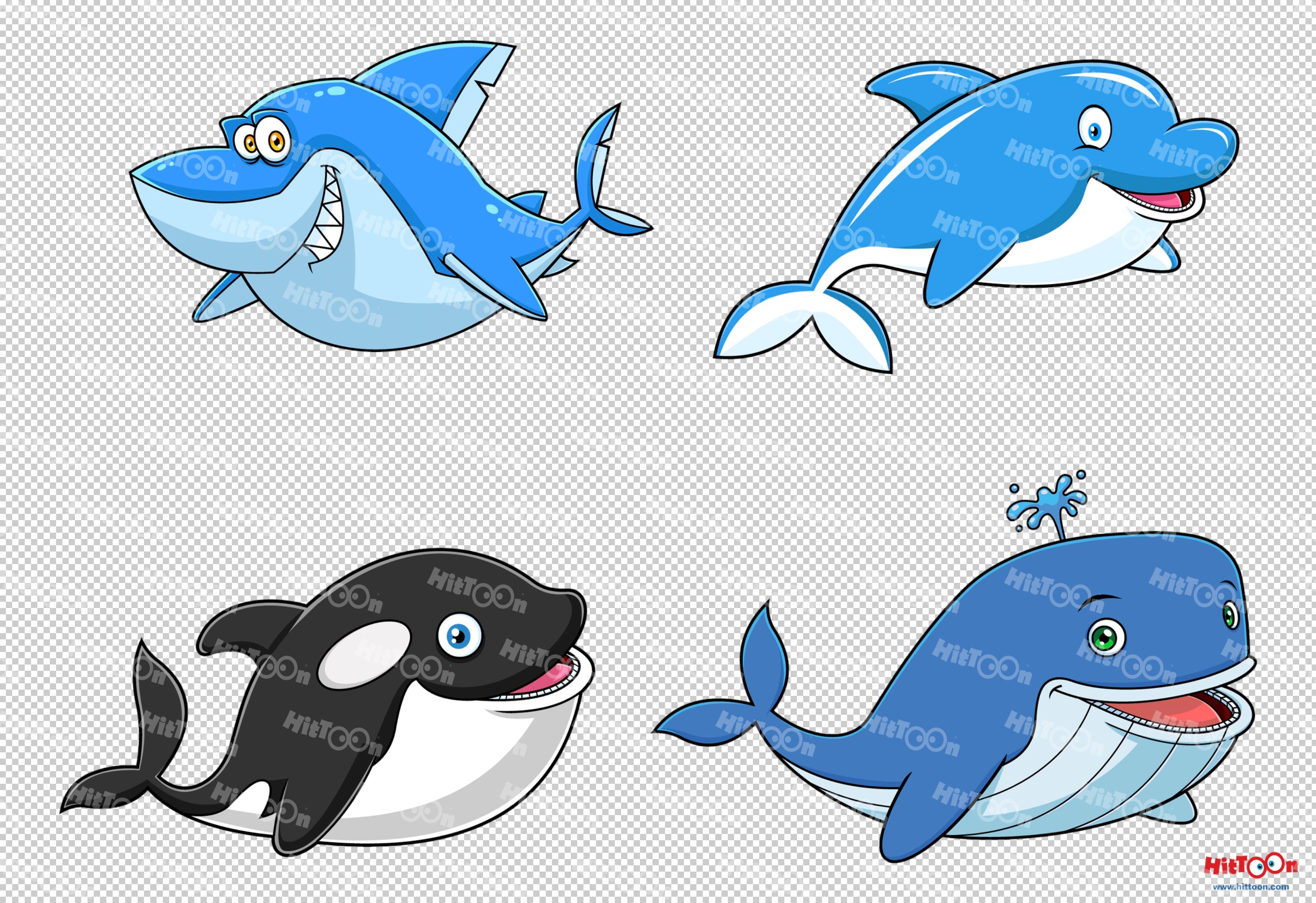 Ocean Or Sea Animals Characters 1 preview image.