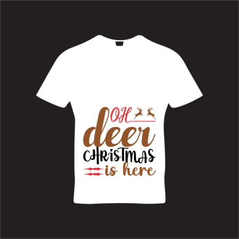 oh deer christmas is here cover image.