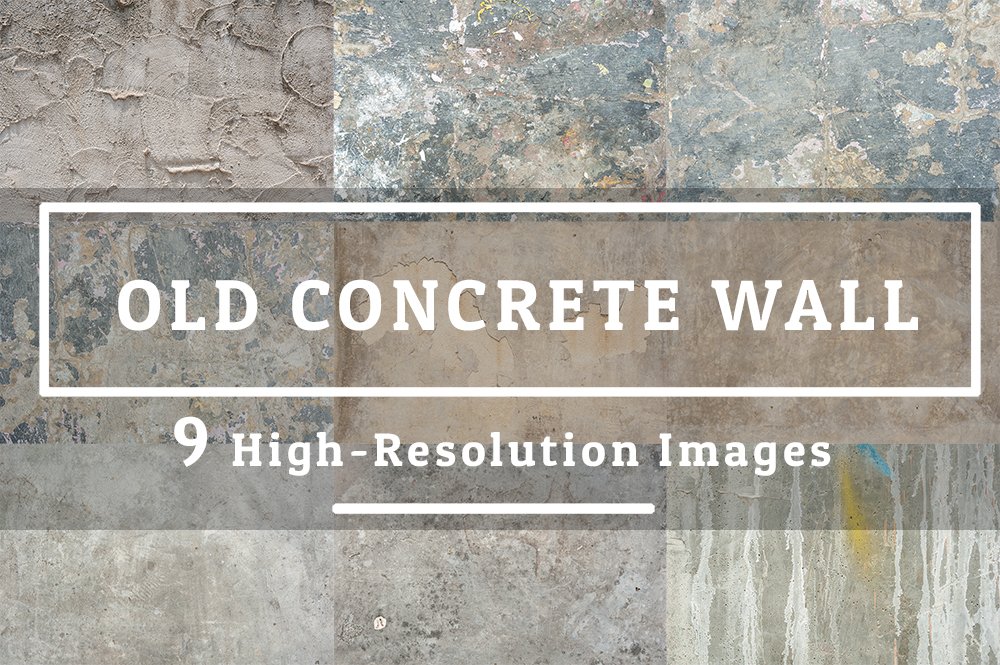 old concrete wall 9 243
