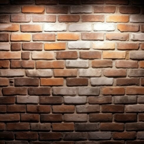 Old brick wall. Generate Ai cover image.