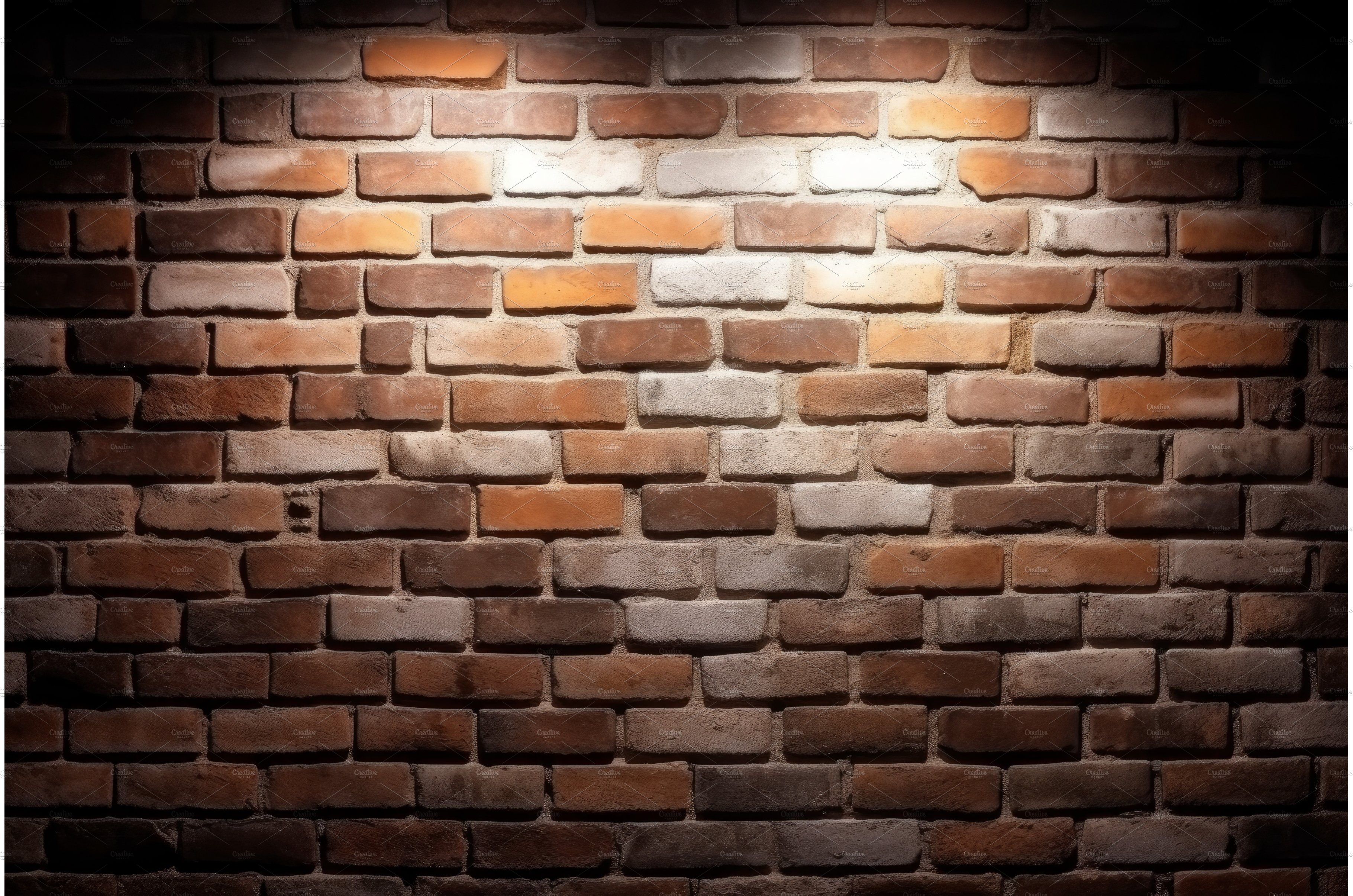 Old brick wall. Generate Ai cover image.