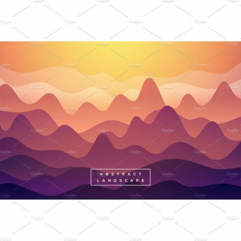 Mountains at sunset cover image.