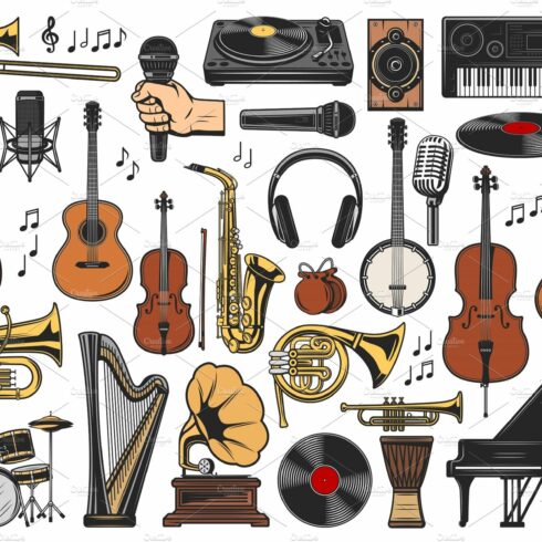 Music instruments and equipment cover image.