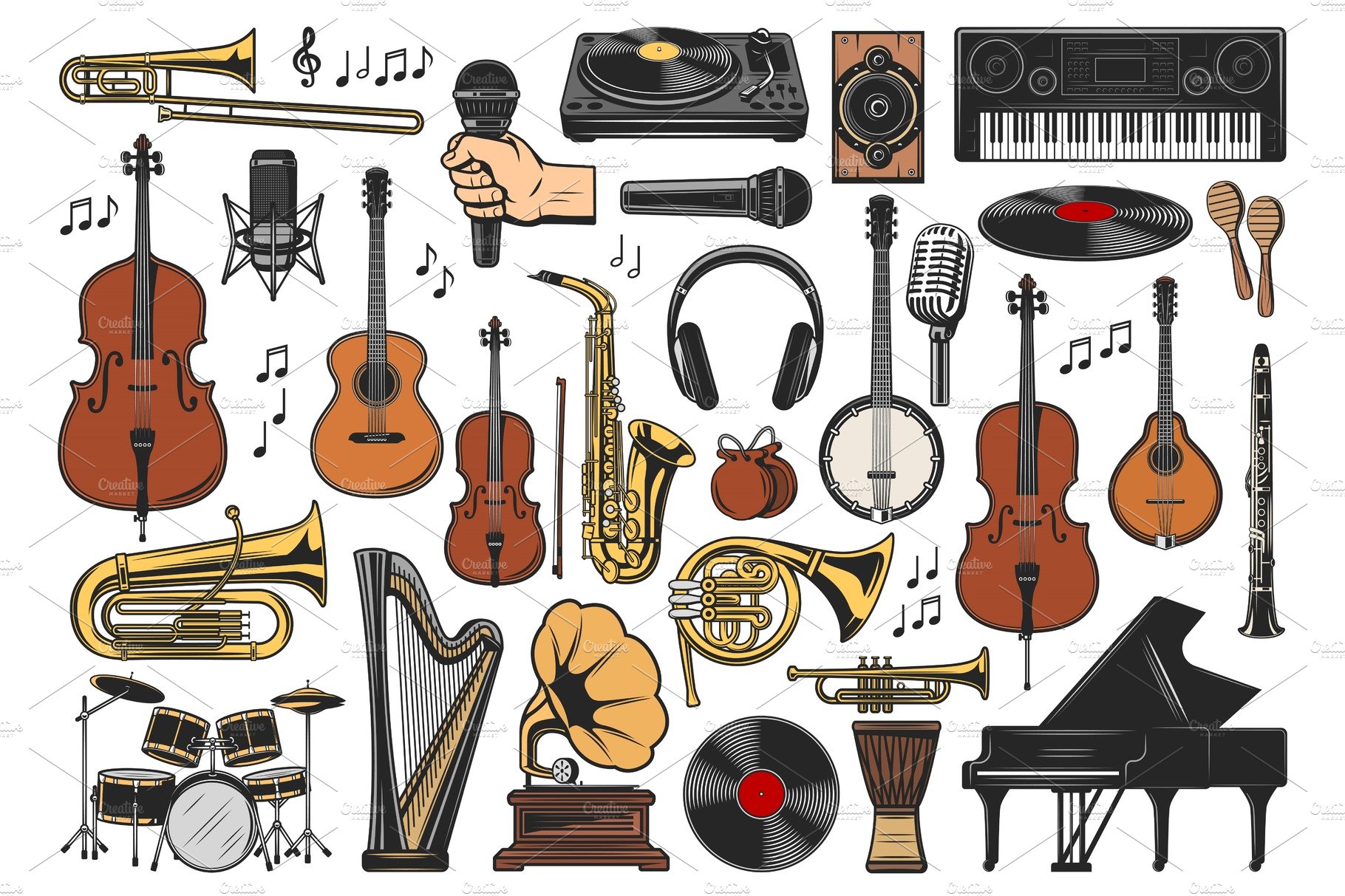 Music instruments and equipment cover image.