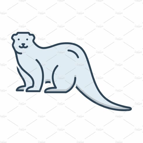 Otter beaver icon cover image.