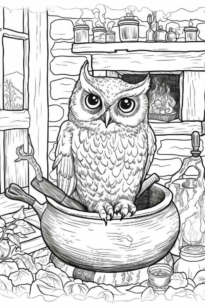 Owl Coloring Pages, Great for all age groups and skill levels. 30 Pages ...