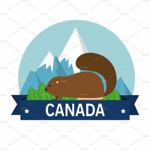 beaver canadian animal scene cover image.