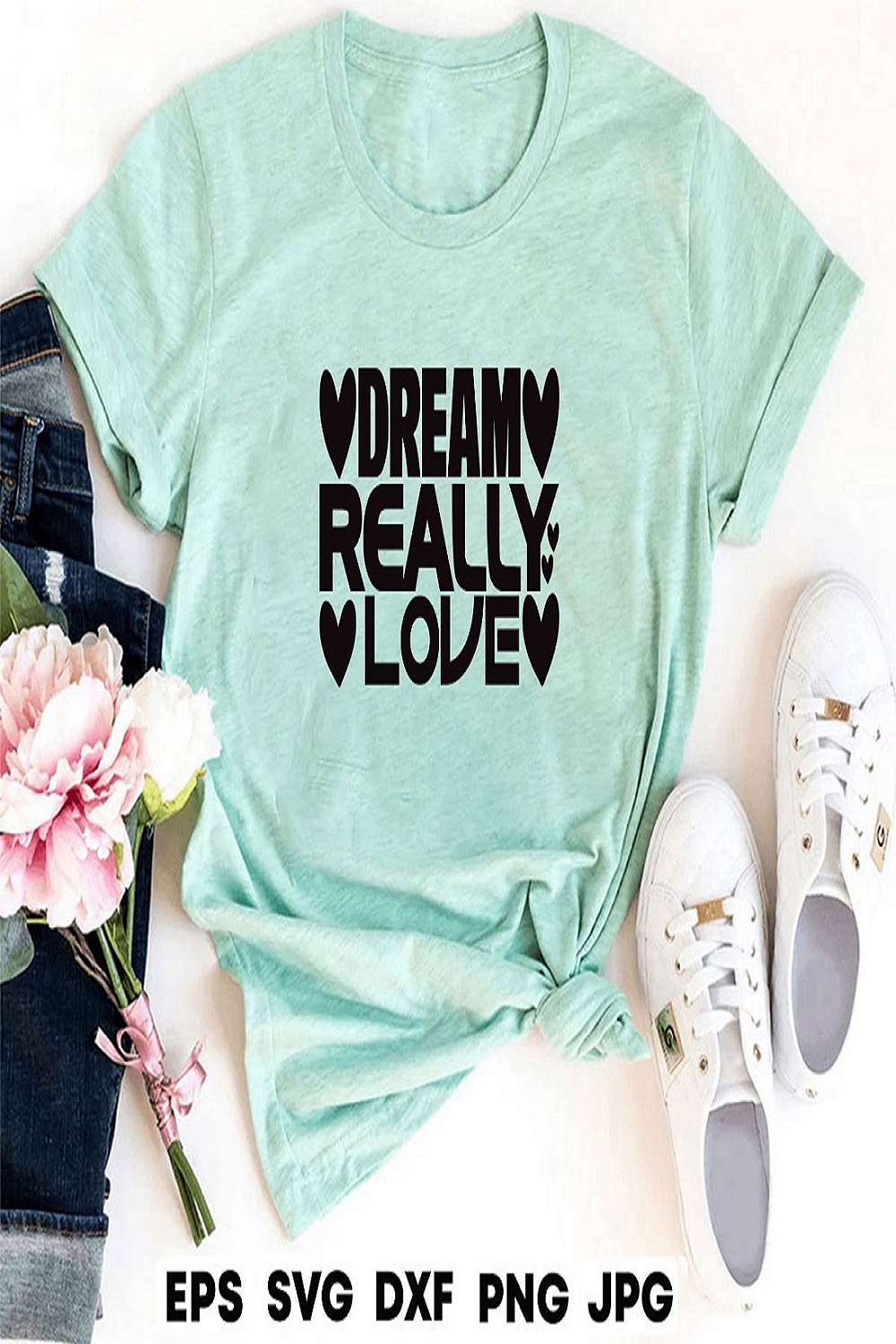 Dream really Love pinterest preview image.