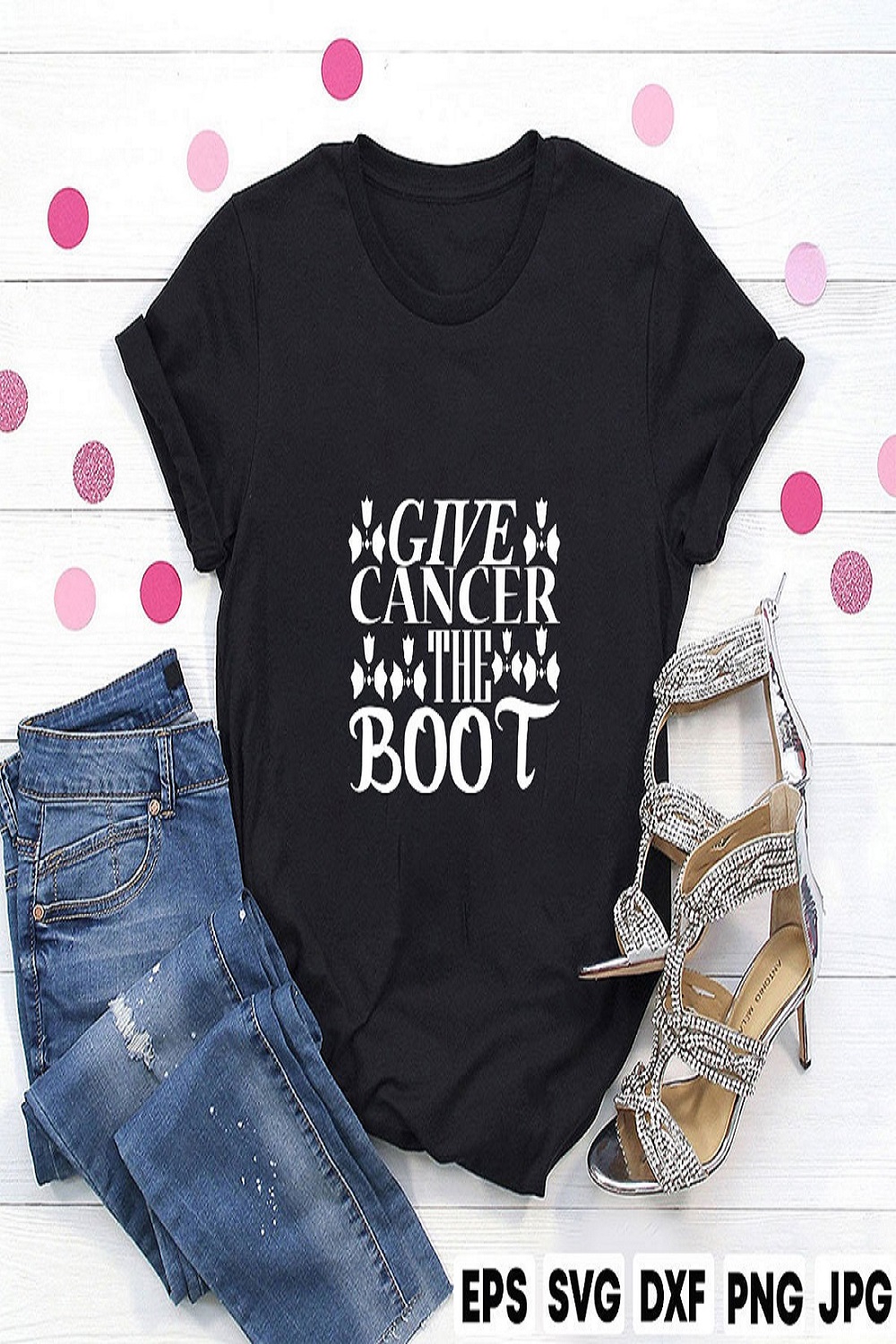 Give Cancer The Boot pinterest preview image.