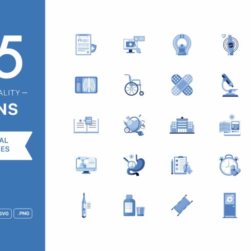 Medical Services Icon Set cover image.