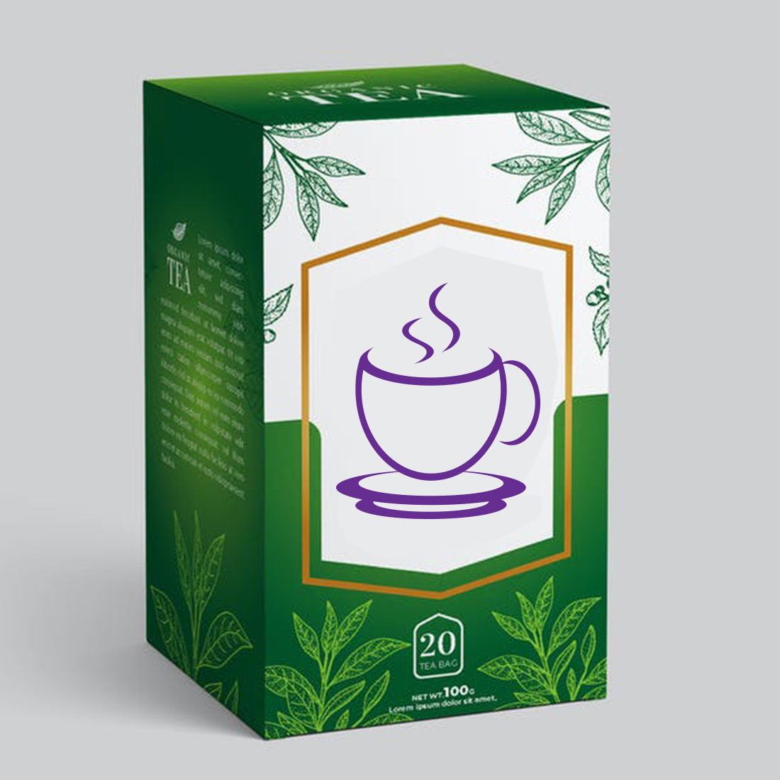 tea logo, coffee logo cover image.