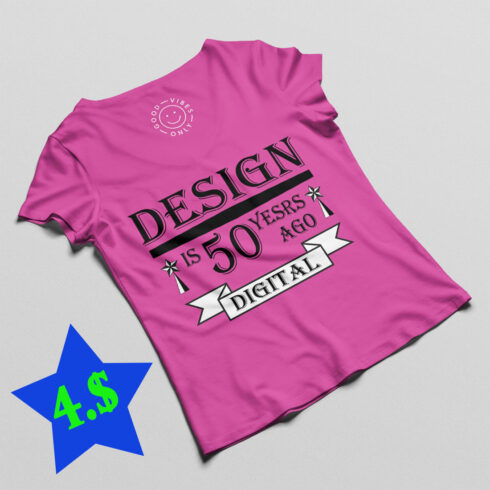 T shirt design cover image.