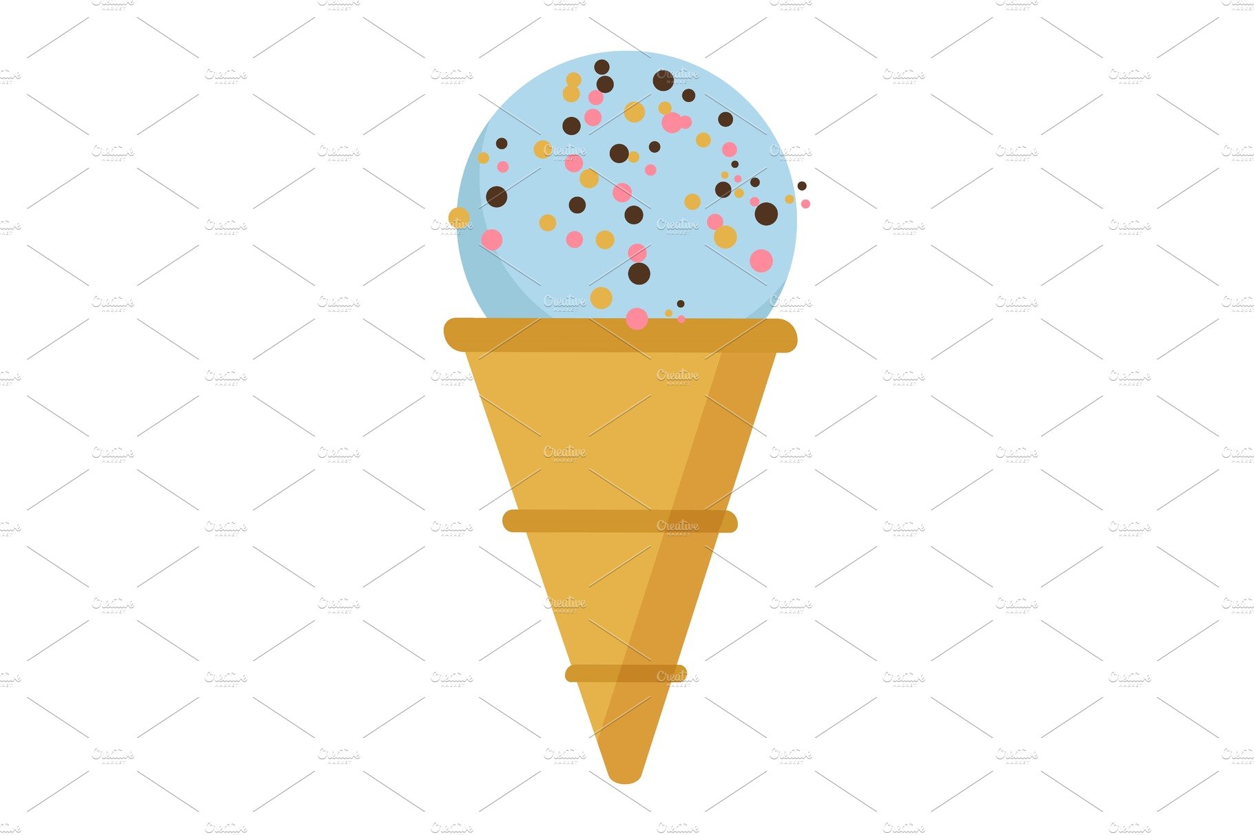 Ice Cream in Crusty Cone, Gelato cover image.