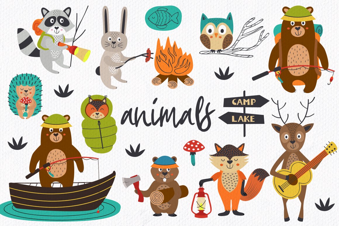 camping with animals preview image.