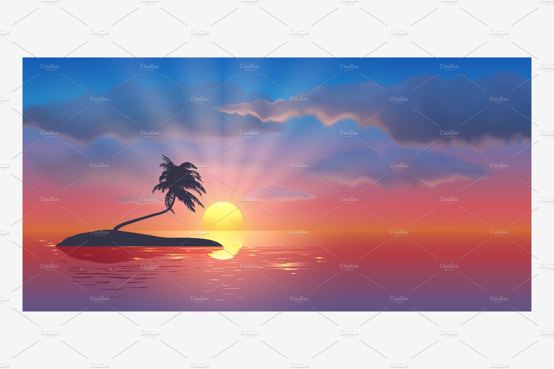 Horizontal vector background cover image.