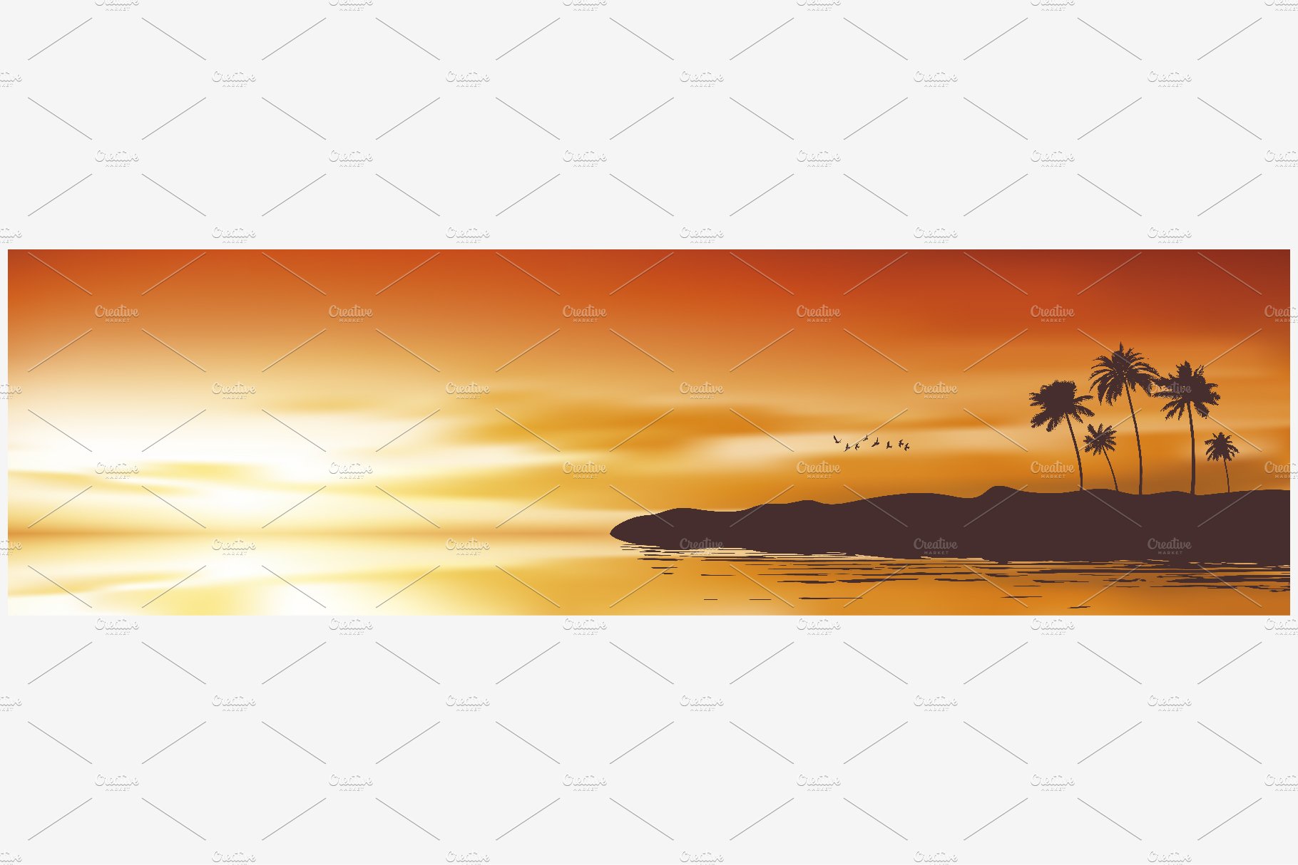 Horizontal vector background cover image.