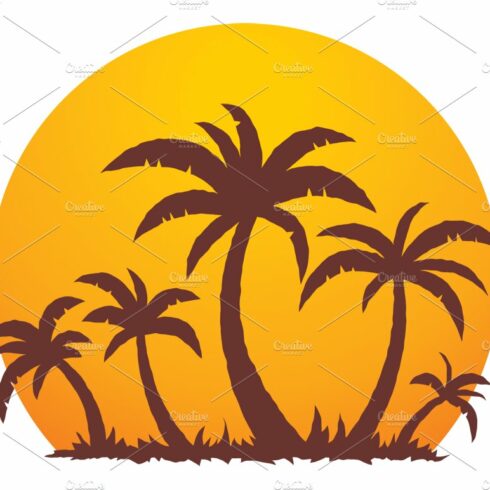 Palm Trees And Summer Sunset cover image.