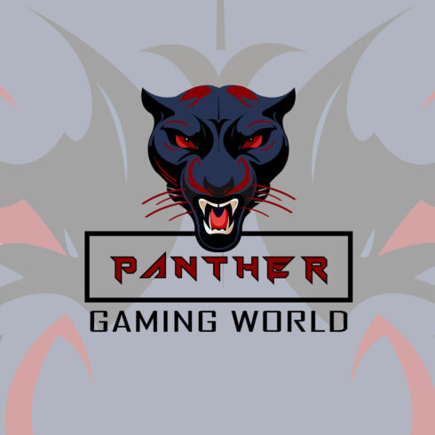 Black panther mascot logo cover image.