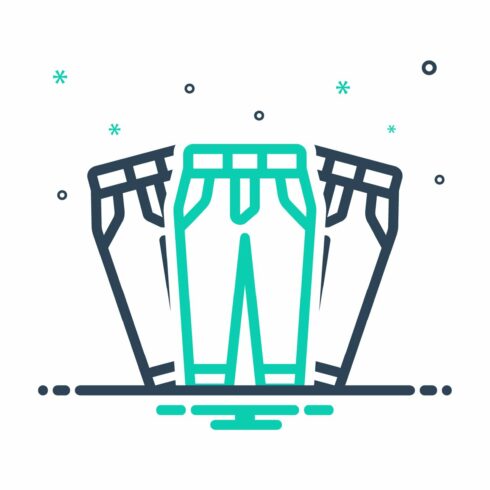 Pants apparel mix icon cover image.