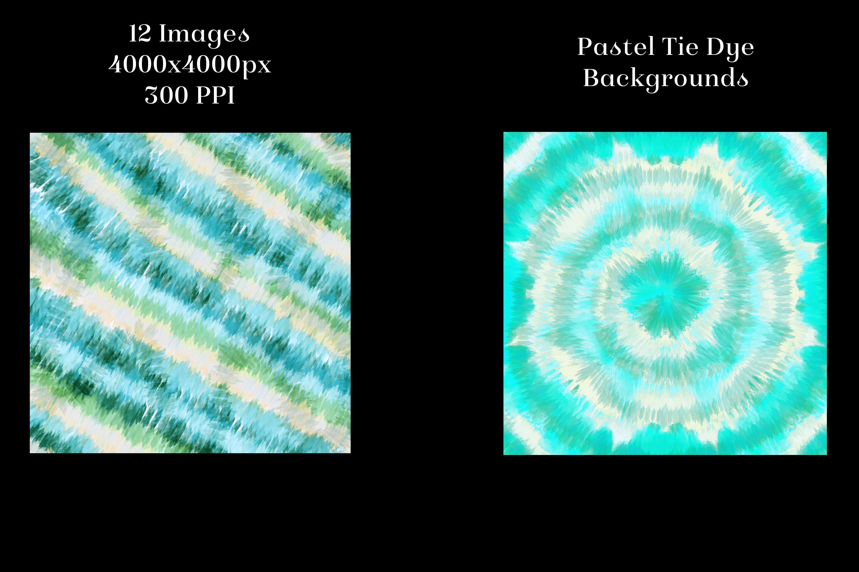 Tie dye circle Wallpaper - Aqua / Green –