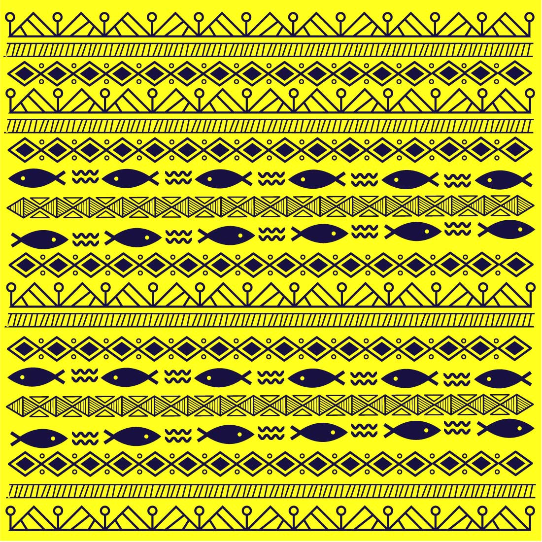 Cute Hand Drawn Background Pattern Design Vector preview image.