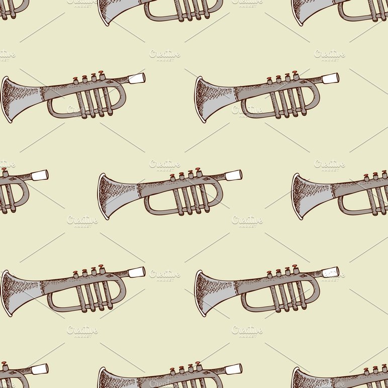 Concert and party seamless pattern cover image.