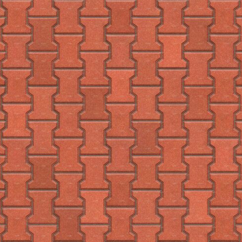Dumble paver block seamless texture cover image.