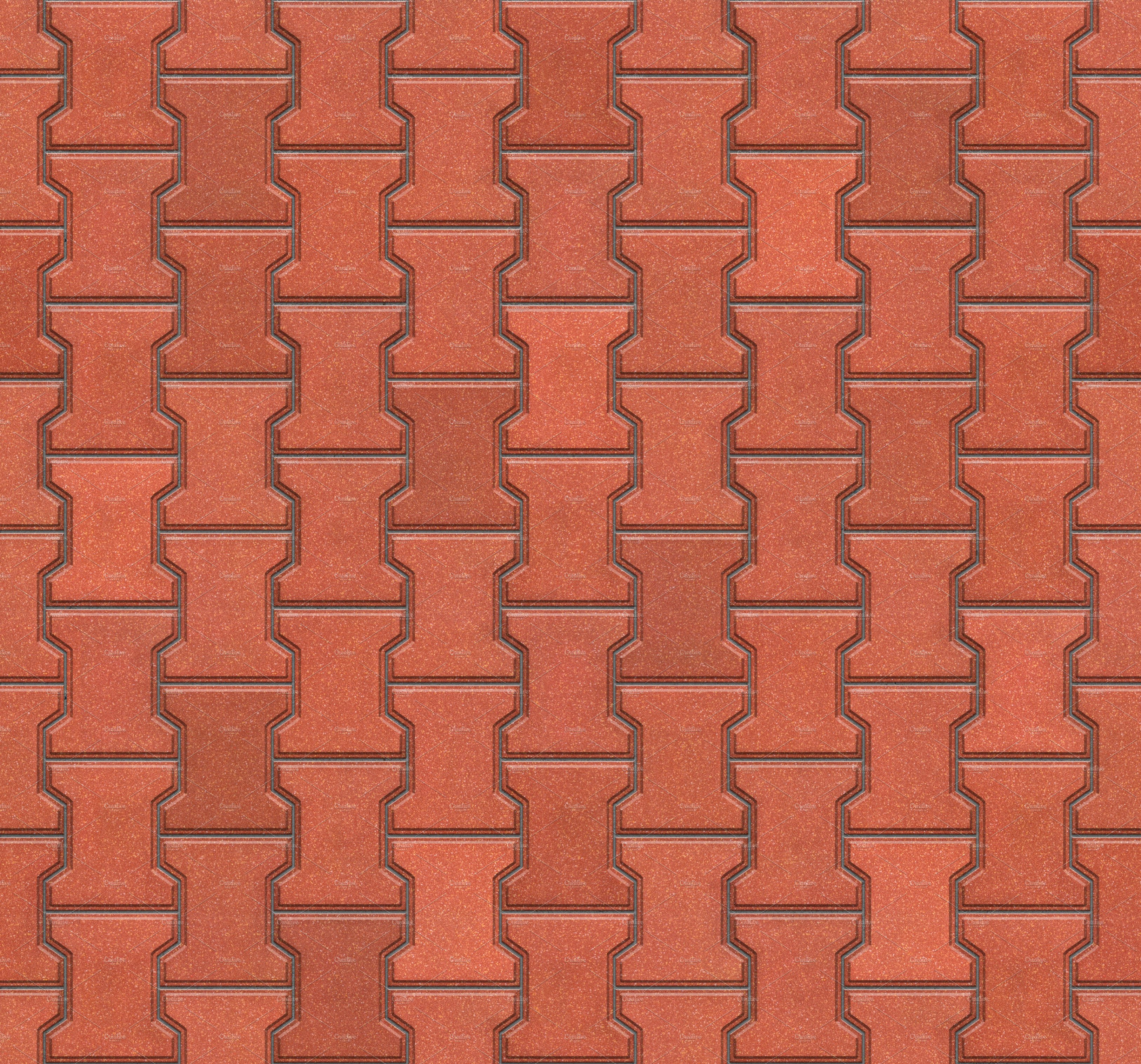 Dumble paver block seamless texture cover image.