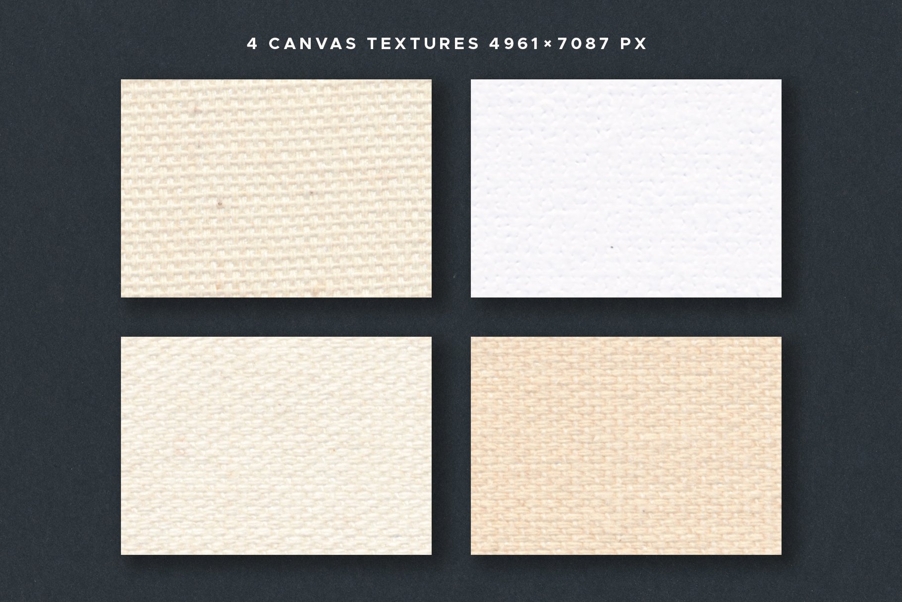 Paper & Canvas Textured Backgrounds preview image.