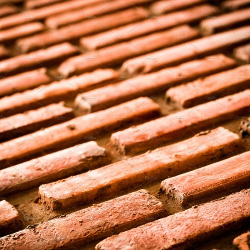 Texture of cement brick cover image.