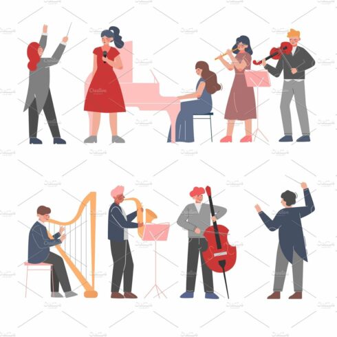 Musician Characters Playing Musical cover image.