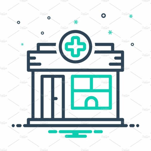 Pharmacies dispensary mix icon cover image.