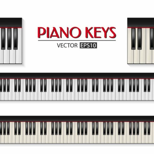 Piano keyboard. cover image.