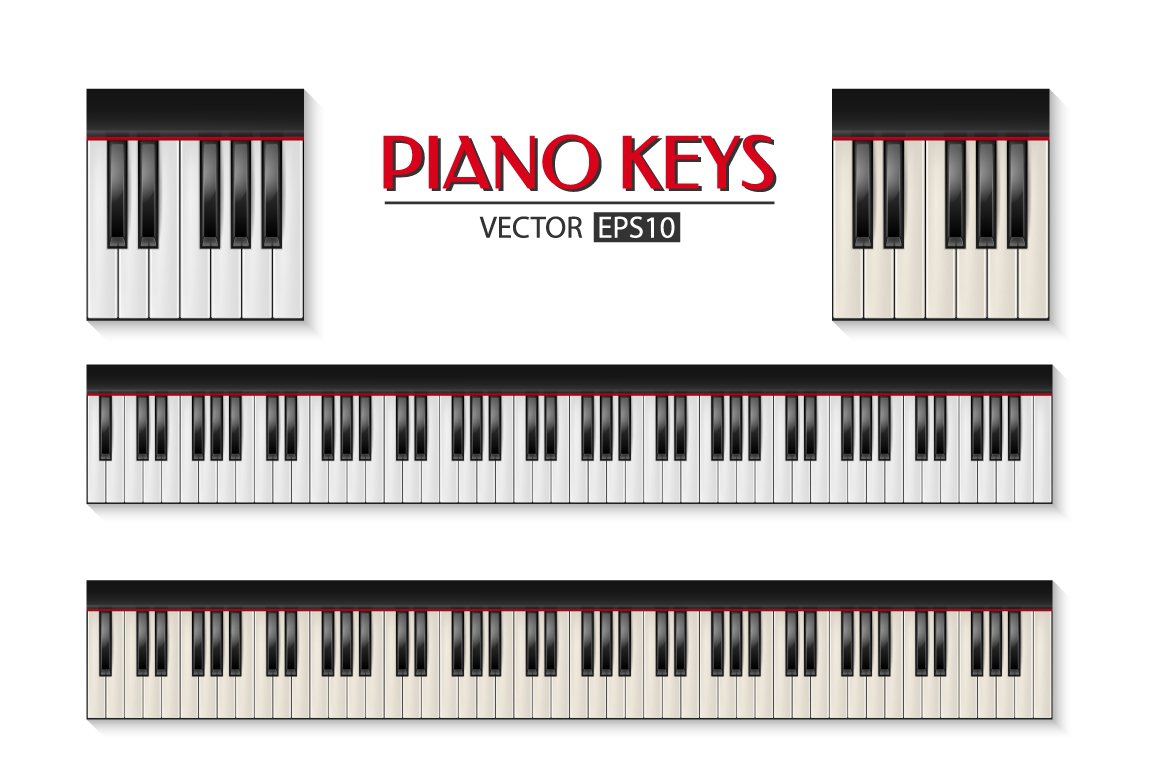Piano keyboard. cover image.
