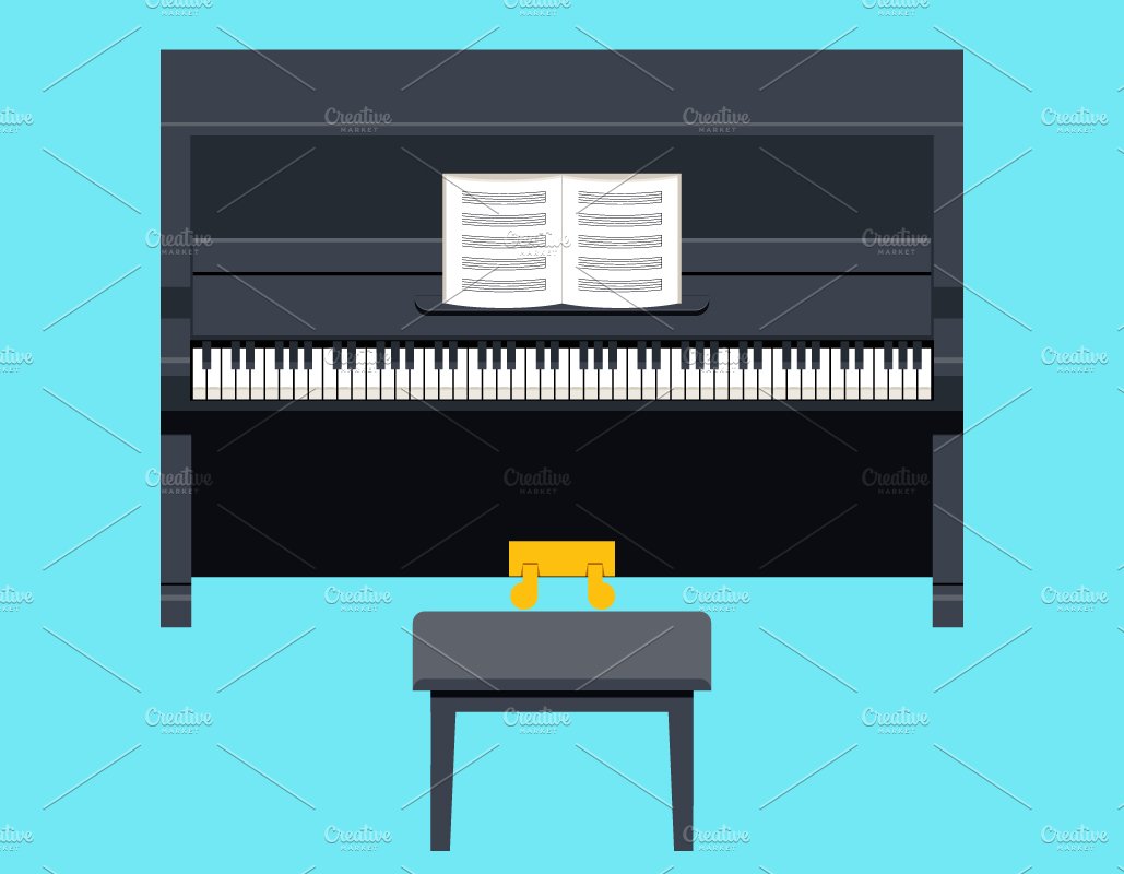 Piano Icon Concept cover image.