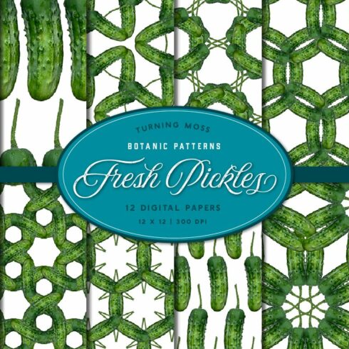 Pickle Patterns - Digital Paper cover image.