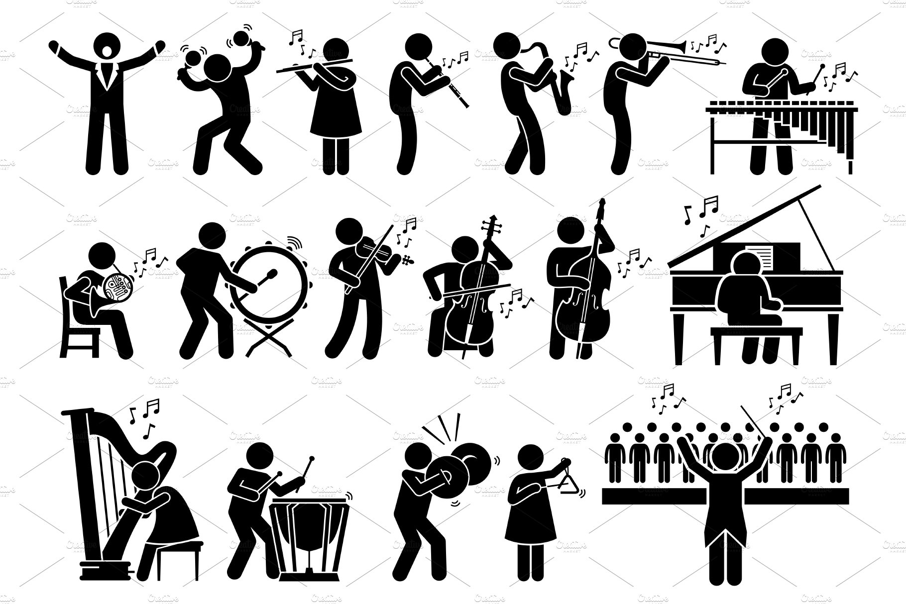 Orchestra Symphony Musicians Musical cover image.