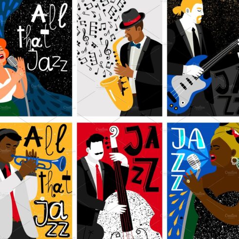 Jazz music festival banners cover image.