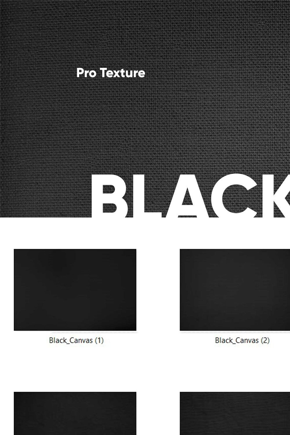 10 Black Canvas Texture HQ pinterest preview image.