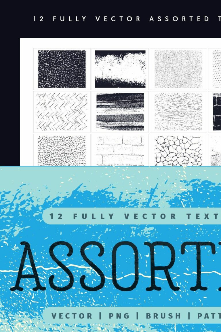 12 Assorted Texture – MasterBundles