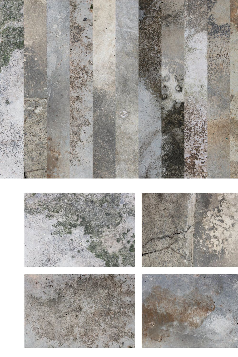 12 Old Concrete Texture pinterest preview image.