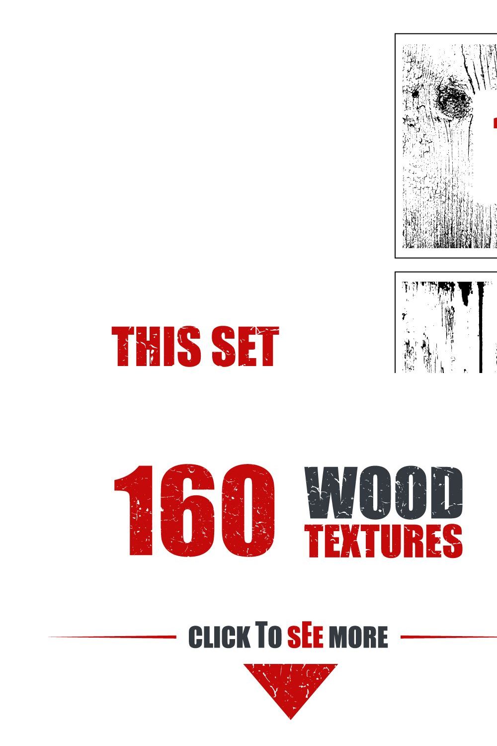 160 Wood Textures pinterest preview image.
