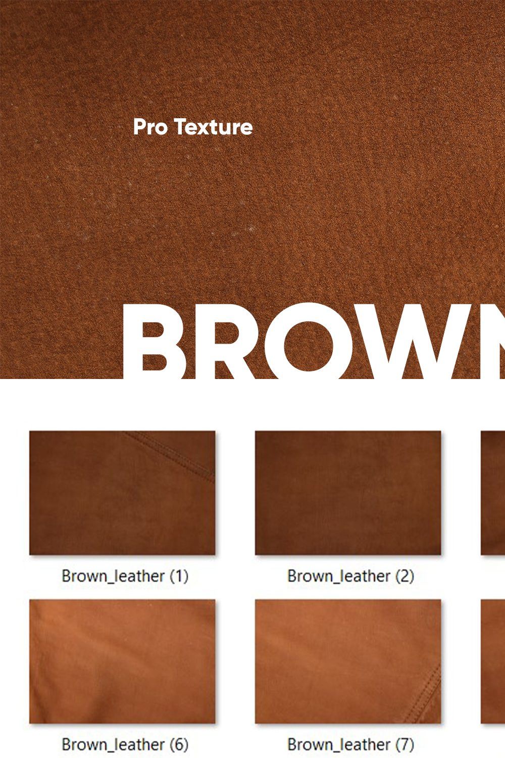 20 Brown Leather Textures pinterest preview image.