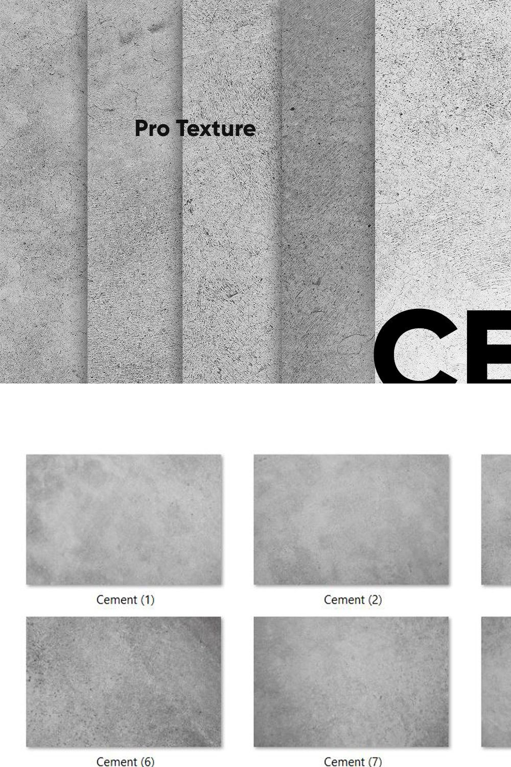 20 Cement Texture HQ pinterest preview image.