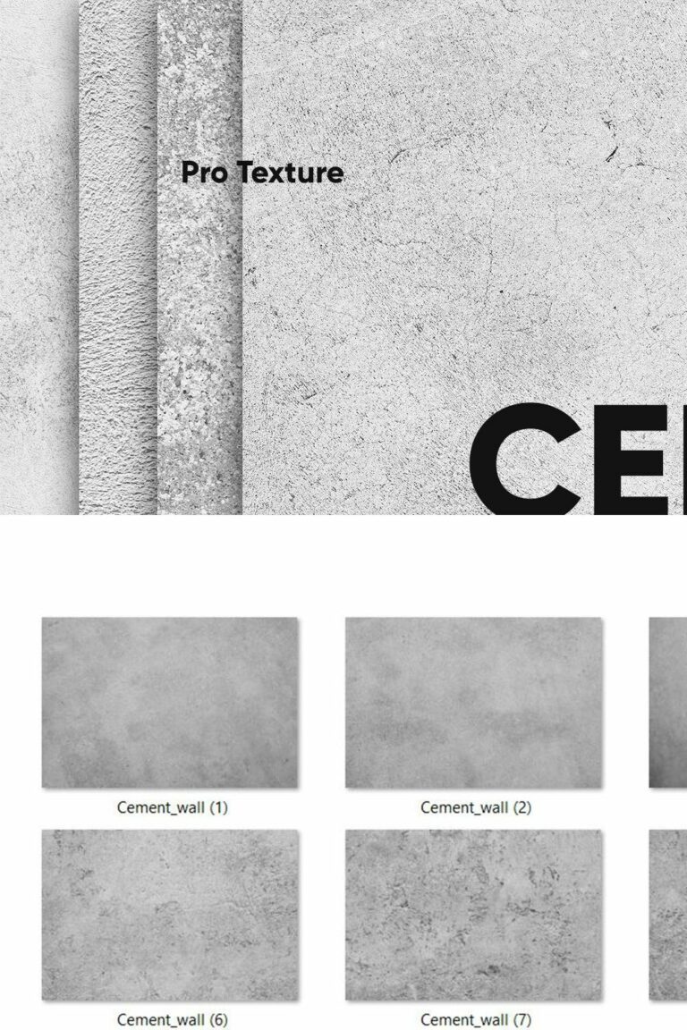 20 Cement Wall Texture HQ – MasterBundles
