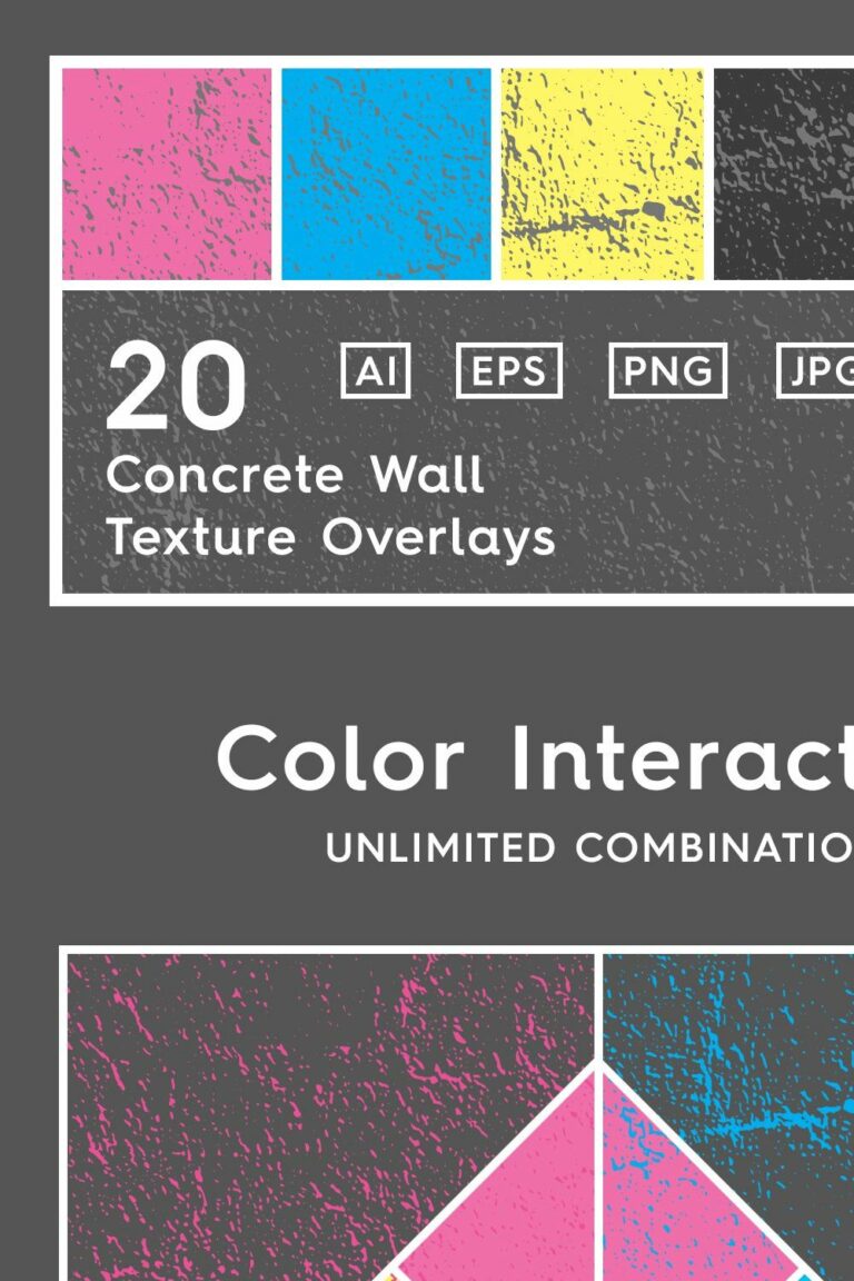 20 Concrete Wall Texture Overlays – MasterBundles