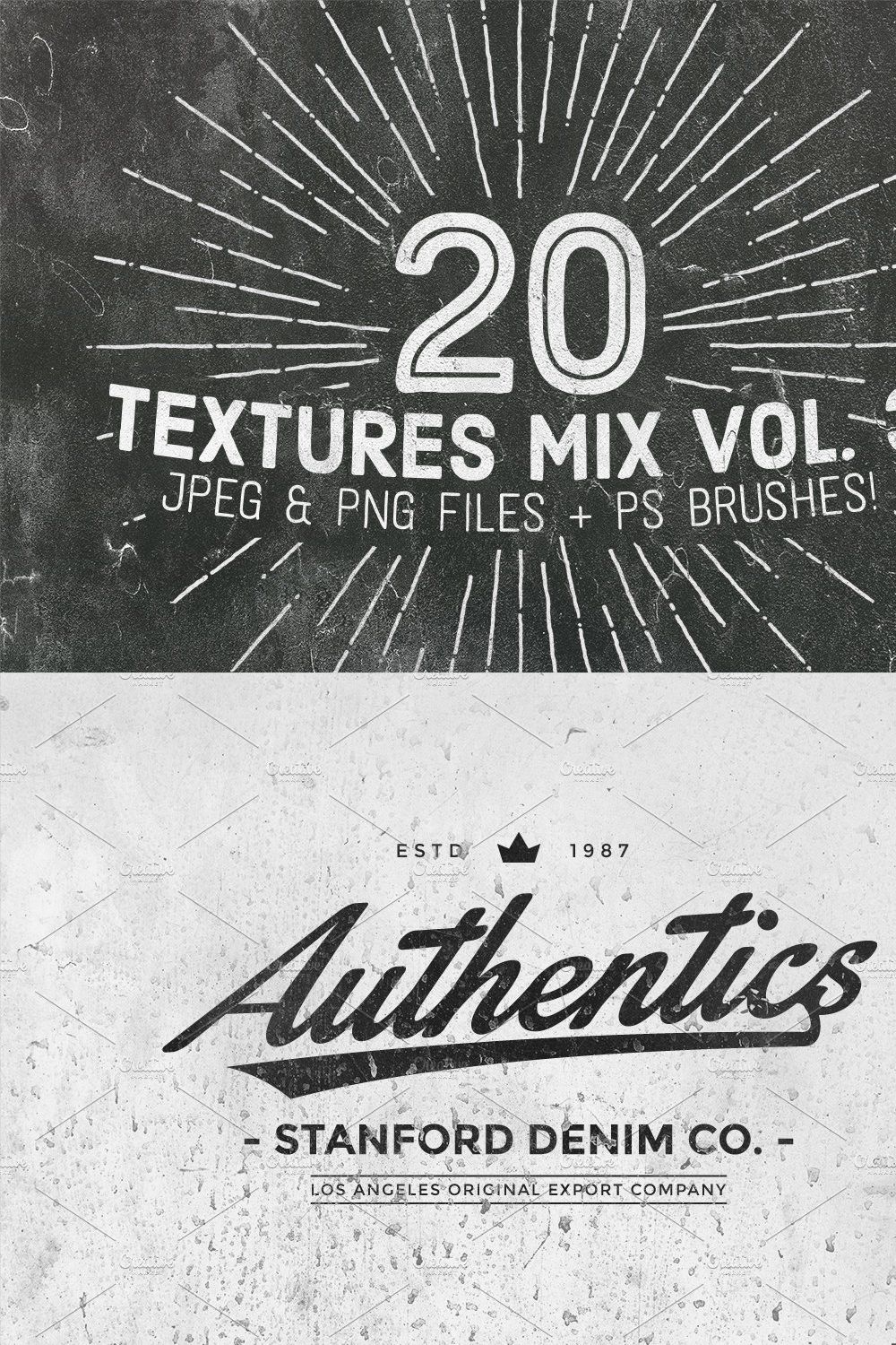 20 Textures Mix Vol. 3 pinterest preview image.